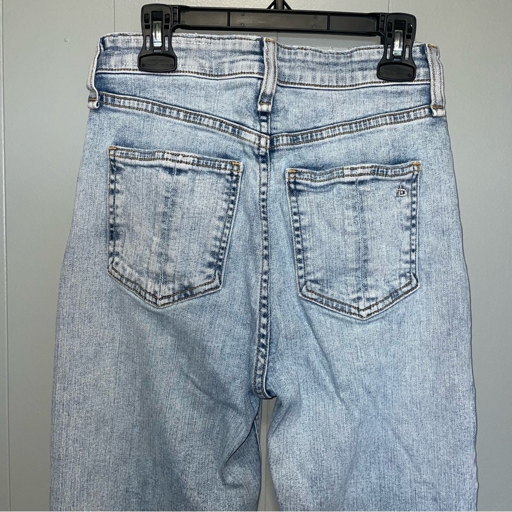 rag & bone Jake Super High Rise Ankle Cigarette Jeans in Dakota Wash Size 24 - Picture 8 of 10